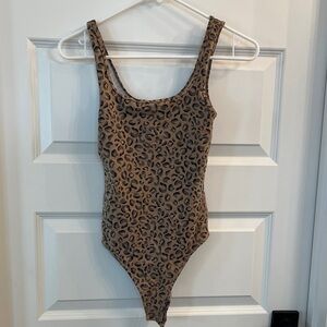 Abercrombie & Fitch Leopard Print Bodysuit
